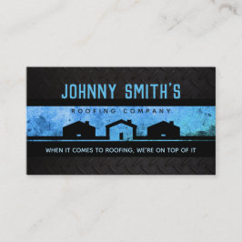 Dach-Slogan-Visitenkarten Visitenkarte