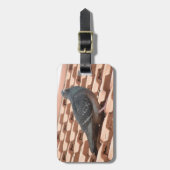 Dach-Taube Maßgeschneiderte Gepäckmarke Gepäckanhänger (Vorderseite vertikal)