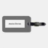 Dach-Taube Maßgeschneiderte Gepäckmarke Gepäckanhänger (Rückseite horizontal)