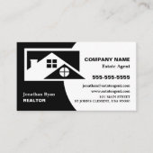 Dach-Tops, Realtor, Anwesen Agent Business Card Visitenkarte (Vorderseite)