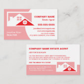 Dach Tops, Realtor, Anwesen Agent Visitenkarte (Vorne/Hinten)