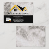 Dach und Stadtbild Visitenkarte (Vorne/Hinten)