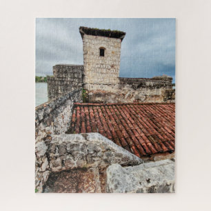 Dach- und Steinschichten Puzzle
