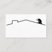 Dach-Visitenkarten Visitenkarte (Rückseite)