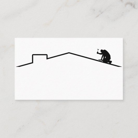 Dach-Visitenkarten Visitenkarte (Rückseite)