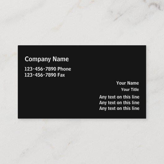 Dach-Visitenkarten Visitenkarte (Rückseite)