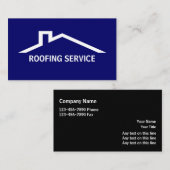 Dach-Visitenkarten Visitenkarte (Vorne/Hinten)
