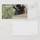 Dach-Visitenkarten Visitenkarte (Vorne/Hinten)