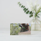 Dach-Visitenkarten Visitenkarte (Stehend Vorderseite)