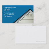 Dach-Visitenkarten Visitenkarte (Vorne/Hinten)