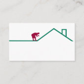 Dach-Visitenkarten Visitenkarte (Rückseite)