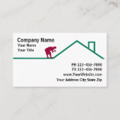 Dach-Visitenkarten Visitenkarte (Vorderseite)