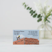 Dach-Visitenkarten Visitenkarte (Stehend Vorderseite)