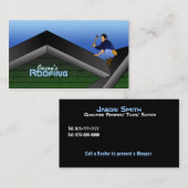 Dach-Visitenkarten Visitenkarte (Vorne/Hinten)