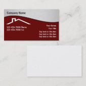 Dach-Visitenkarten Visitenkarte (Vorne/Hinten)