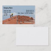 Dach-Visitenkarten Visitenkarte (Vorne/Hinten)