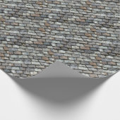 Dachabdeckung mit Schiefer-Teller Geschenkpapier (Ecke)