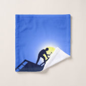 Dacharbeiter Badhandtuch Set (Waschlappen)