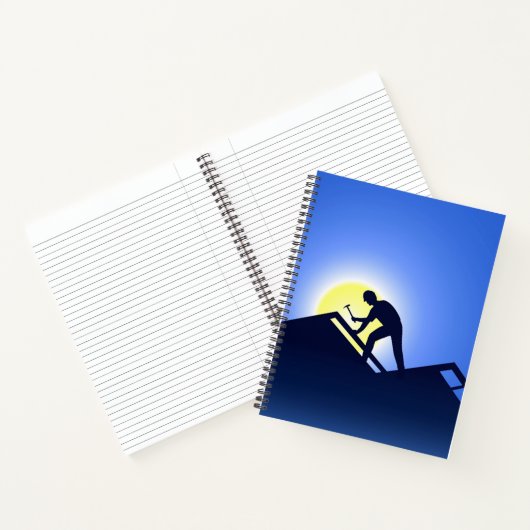 Dacharbeiter Notizbuch (Innenseite)
