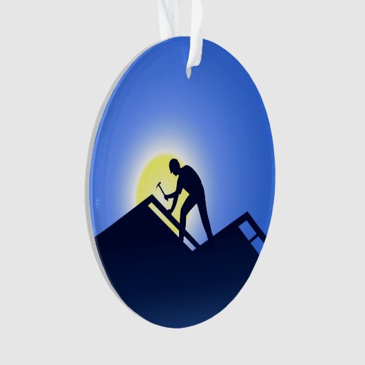 Dacharbeiter Ornament (Vorderseite)