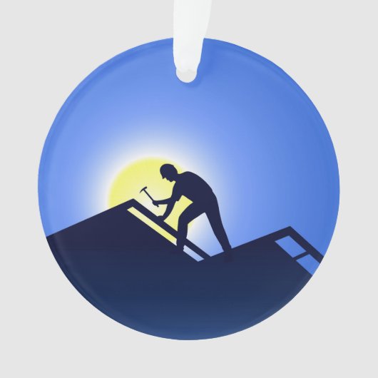 Dacharbeiter Ornament (Vorderseite)