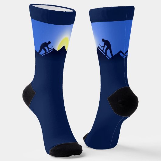 Dacharbeiter Socken (Gewinkelt)