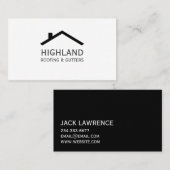 Dachausstattungskarte Visitenkarte (Vorne/Hinten)