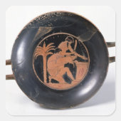 Dachbecher Quadratischer Aufkleber (Vorderseite)