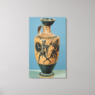 Dachboden-Art Lekythos Leinwanddruck