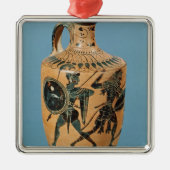 Dachboden-Art Lekythos Silbernes Ornament (Vorne)