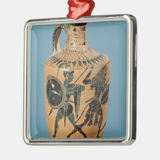 Dachboden-Art Lekythos Silbernes Ornament (Links)