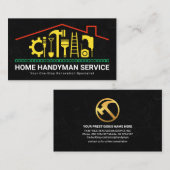 Dachboden mit Handyman-Werkzeugen Visitenkarte (Vorne/Hinten)