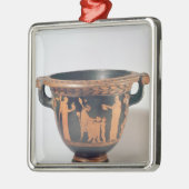 Dachboden Rotzahl Glocke krater, c.450-440 BC Silbernes Ornament (Links)