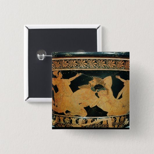 Dachboden Rotzahl Kelch-krater 2 Button (Vorne & Hinten)