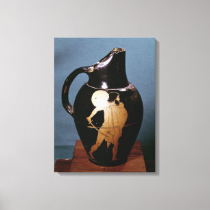 Dachboden Rotzahl oinochoe Leinwanddruck