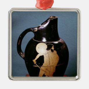 Dachboden Rotzahl oinochoe Ornament Aus Metall