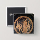 Dachboden Rotzahl Vase Button (Vorne & Hinten)