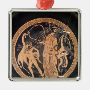 Dachboden Rotzahl Vase Silbernes Ornament