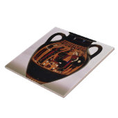 Dachboden Schwarzzahl Amphora, der die Geburt von Fliese (Seite)