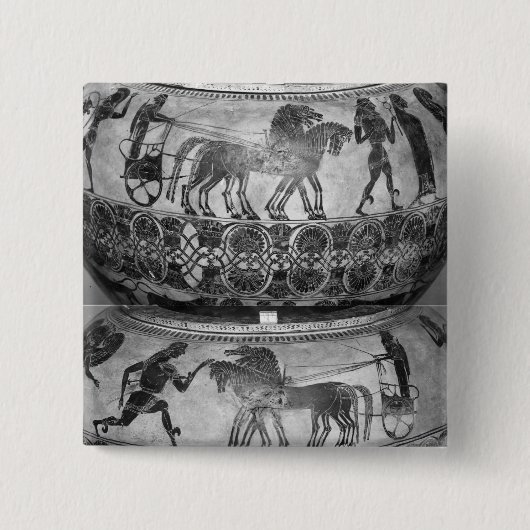 Dachboden Schwarzzahl dinos Button (Vorderseite)