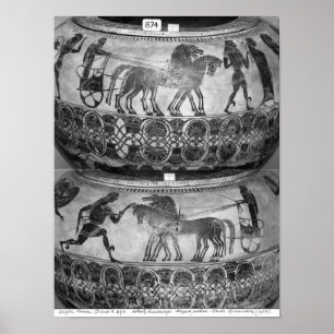 Dachboden Schwarzzahl dinos Poster