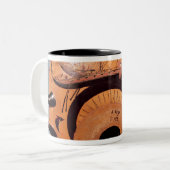 Dachboden Schwarzzahl Schale Zweifarbige Tasse (Vorderseite Links)