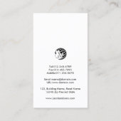 Dachdecker-Bauunternehmer Visitenkarte (Rückseite)