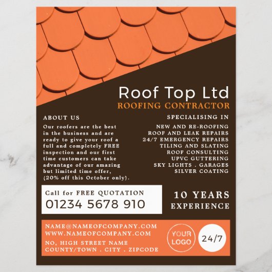 Dachdecker, Dachdecker, Dachdecker Flyer (Vorne)