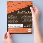 Dachdecker, Dachdecker, Dachdecker Flyer (Hand)