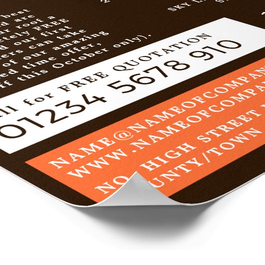 Dachdecker, Dachdecker, Dachdecker Poster (Ecke)