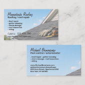 Dachdecker Dachreparatur Visitenkarte (Vorne/Hinten)
