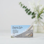 Dachdecker Dachreparatur Visitenkarte (Stehend Vorderseite)
