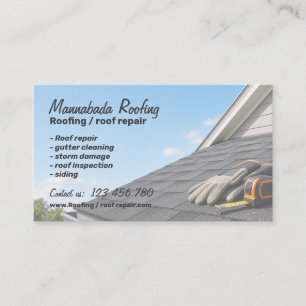 Dachdecker Dachreparatur Visitenkarte