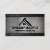 Dachdecker des Auftragnehmers Visitenkarte (Vorderseite)